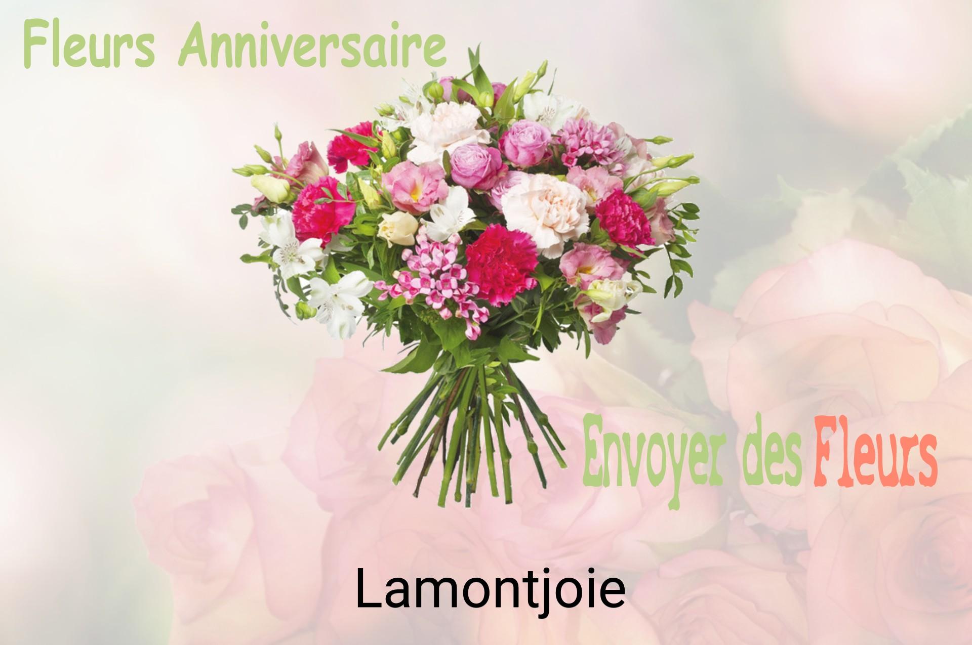 Bouquet de fleurs d’anniversaire livré à Lamontjoie